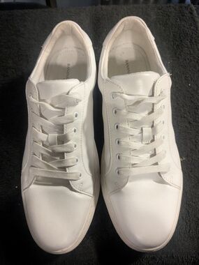 Banana Republic Men's White Leather Sneakers Size 11